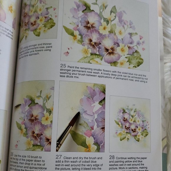 Ready to Paint Series: Ready to Paint Watercolour Flowers by Wendy Tait (2008) - Picture 8 of 11